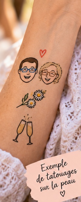 Tatouages éphémères